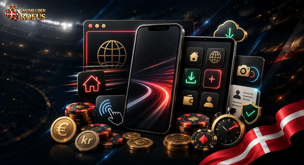 Mobil adgang til casino uden ROFUS med smartphone, PWA, browser og hurtig åbning